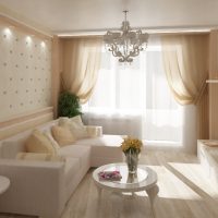 Table ronde avec pieds bouclés