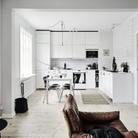 Modern Scandinavian style kitchen