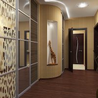 Figurine girafe dans une niche décorative