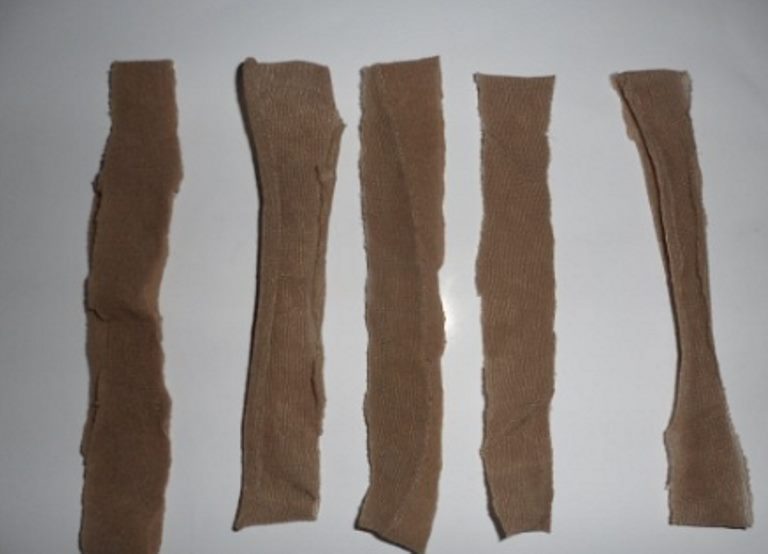 Blanks for nylon stockings for decorative roses