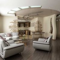 Décoration murale avec pierre artificielle