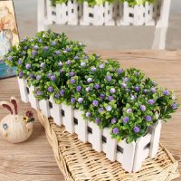 Boîte à fleurs de lattes fines