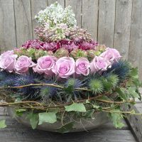 Composition décorative à base de plantes pour la décoration de la maison