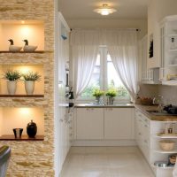 Niches lumineuses pour éléments décoratifs