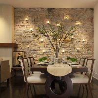 Éclairage mural original de cuisine