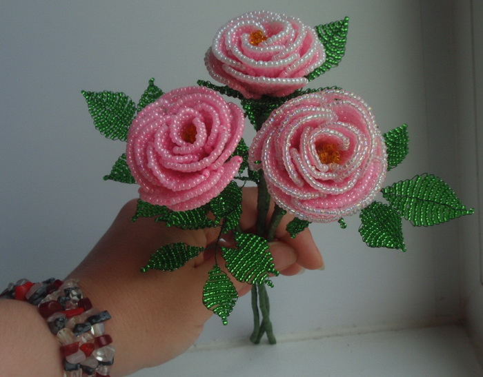 Fleurs de perles bricolage