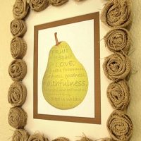 Fleurs artificielles en jute ordinaire