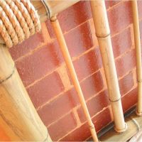 Décoration de pipe en bambou épais