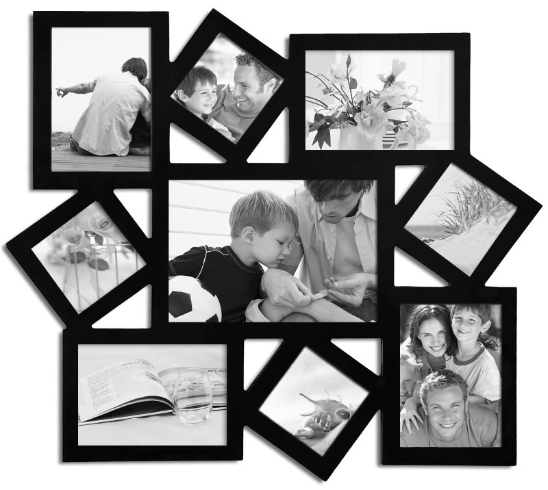 Collage de cadre noir pour le mur