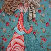 Composition décorative utilisant la technique du patchwork