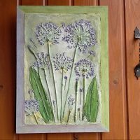 Image volumétrique sur la porte du meuble