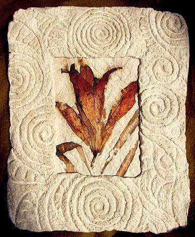 Cadre photo en papier mâché