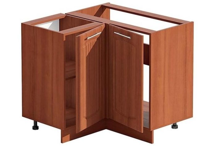 cabinet for a rectangular sink.