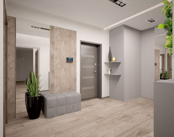 A l'aide de couleurs correctement sélectionnées, vous pouvez agrandir, agrandir ou agrandir la pièce.