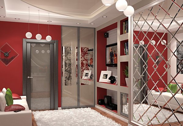 Choisissez judicieusement vos luminaires - les lampes doivent être les mêmes que dans les pièces voisines, tout l'appartement doit avoir une composition unique, harmonieuse et confortable.