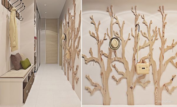 La règle de base est l'aspect pratique et la facilité des soins. Une bonne option est la pierre ou le bois naturel.