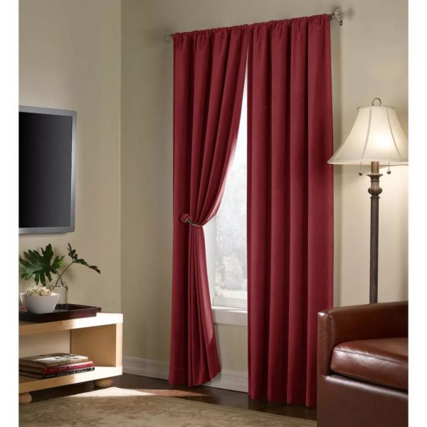 If you are looking for curtains to the bedroom in a modern design 2019, then think about the blackout option