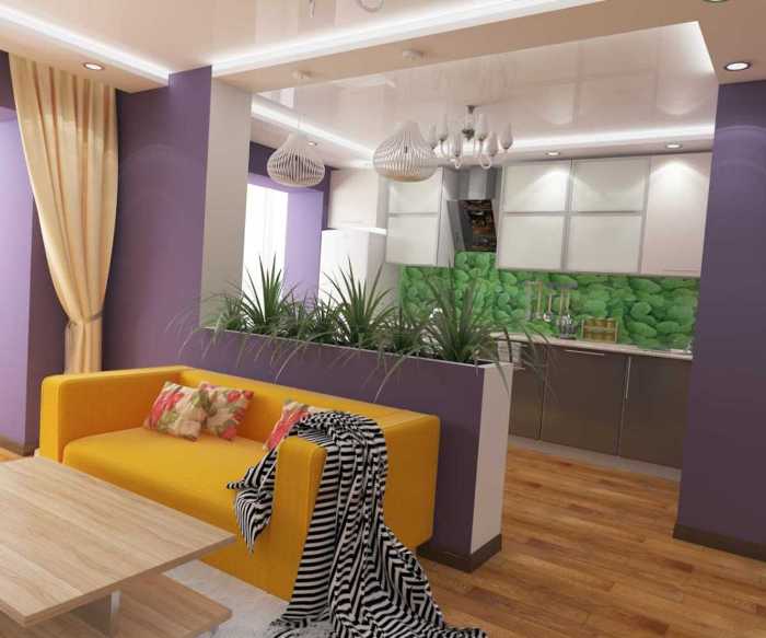 Partition cuisine-salon.